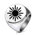Damen Siegelring mit kunstvollem Sonnendesign Shop Nory