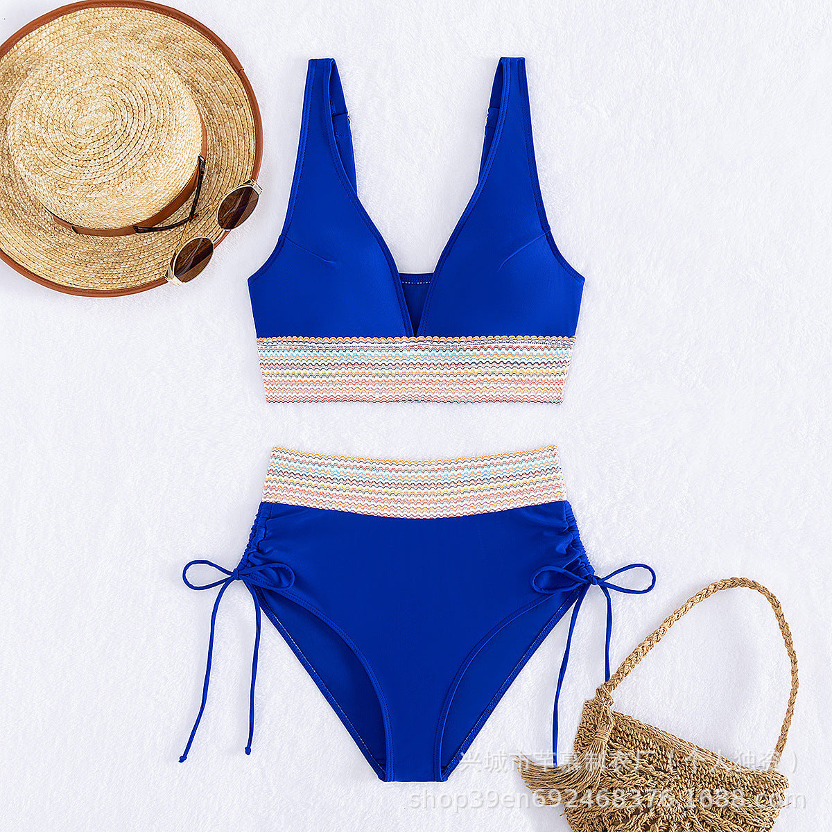 Damen Hochgeschnittener Sportbikini Shopnory