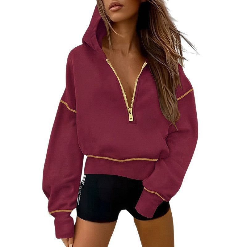 Damen Sportliche Kapuzenpullover