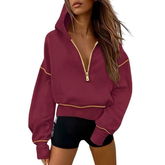 Damen Sportliche Kapuzenpullover