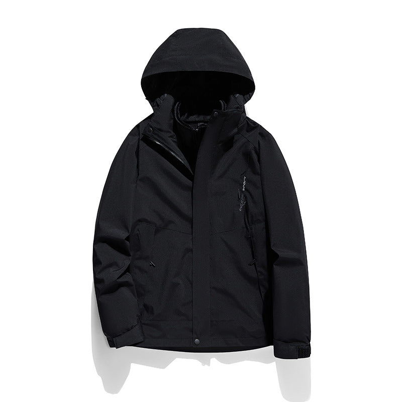 Herren Technische Outdoorjacke mit verstellbarem Kapuzendesign Shop Nory 1787797246