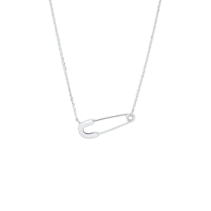 Damen Halskette mit sicherer Sicherheitsnadel und feinem Kettendesign Shop Nory