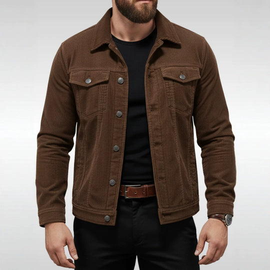 Herren Cordjacke mit Taschen