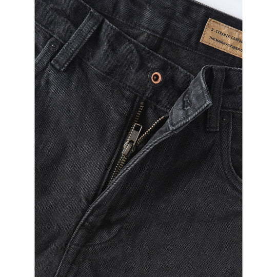 Herren Tapered Relaxed Denim-Jeans mit hoher Bundhöhe und cleaner Used-Optik Shop Nory