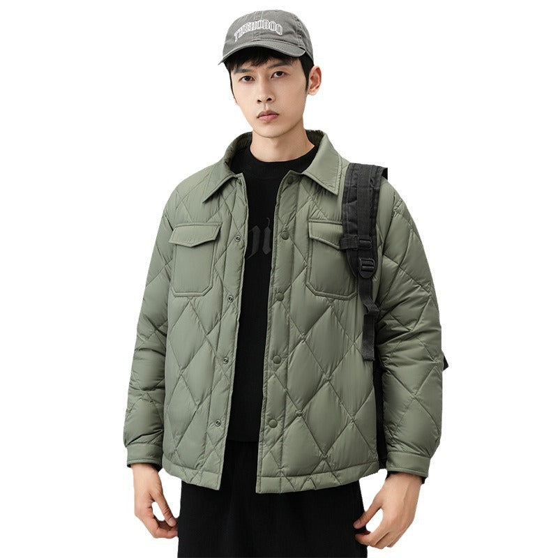Herren Modische Steppjacke mit Taschen Shop Nory