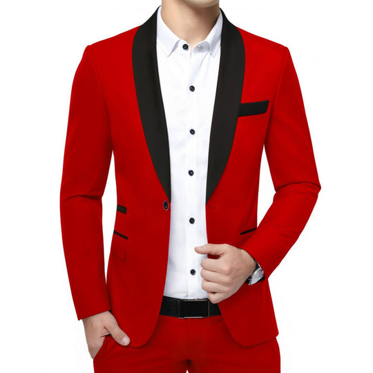 Herren Schmal geschnittenes Abend-Sakko im Smoking‑Stil mit Schalkragen Shop Nory