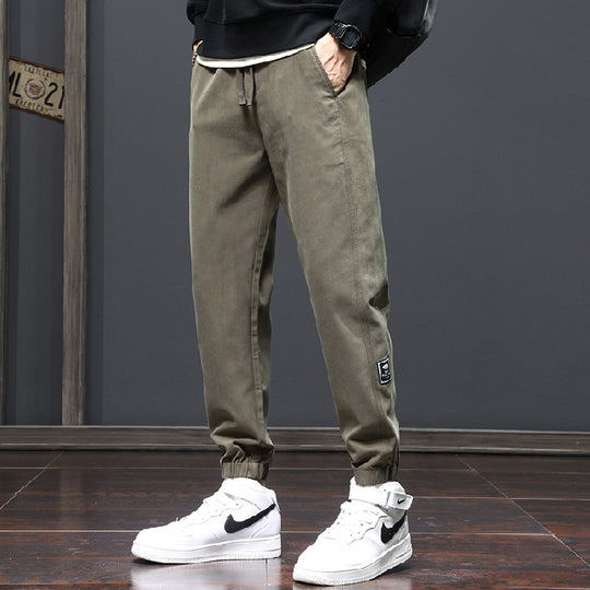 Herren Relaxed-Fit Joggerhose mit elastischem Bund, Kordelzug und Bündchen Shop Nory