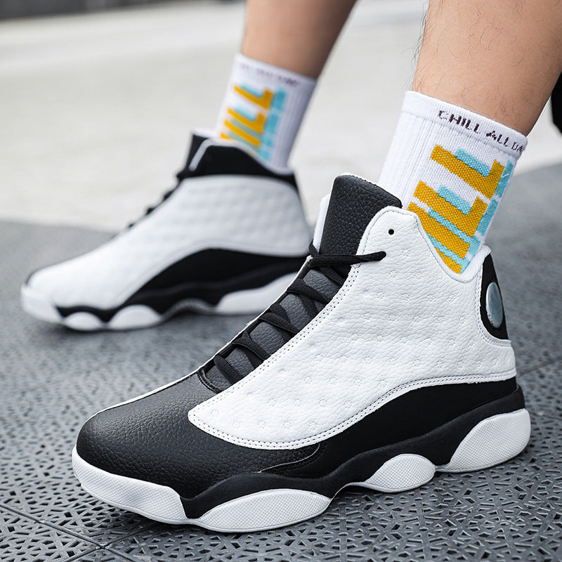 Herren Basketball-High-Top Sneaker mit reaktiver Dämpfung und verstärkter Knöchelstütze Shopy Nory