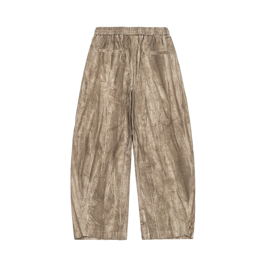 Herren Asymmetrische Haremshose mit Faltenlagen und Kordelzug Shop Nory