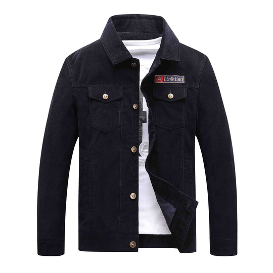Herren Cord‑Truckerjacke mit Teddyfutter und aufgesetzten Brusttaschen Shop Nory
