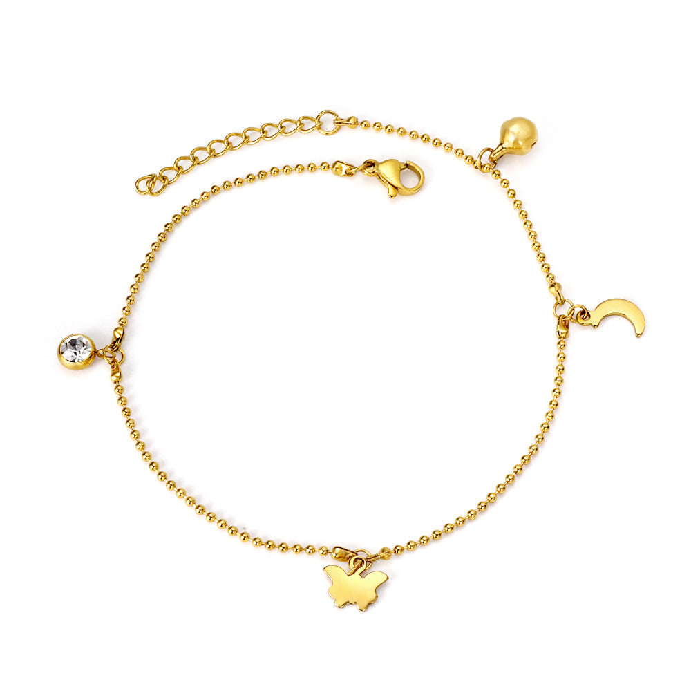 Damen Armband mit bunten Augenanhängern und elegantem Kettendesign Shop Nory