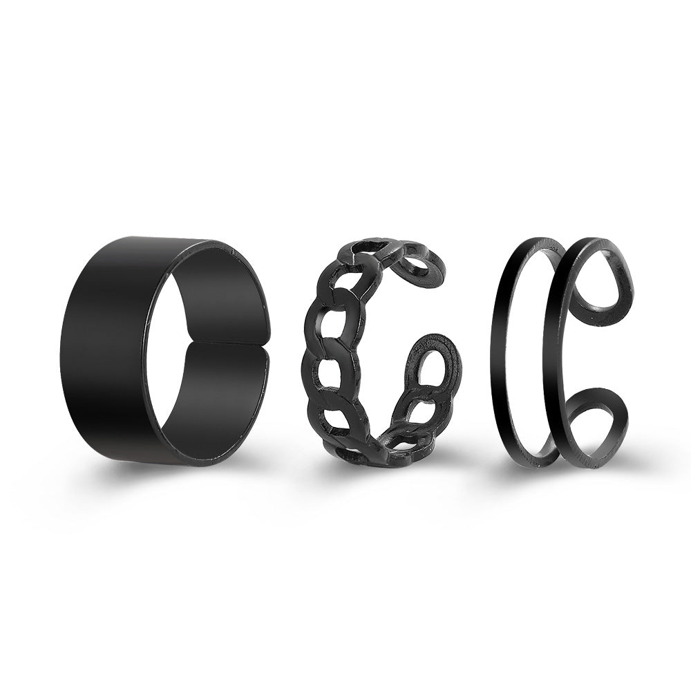 Damen Ring-Set mit einzigartigem Design und modernen Akzenten Shop Nory