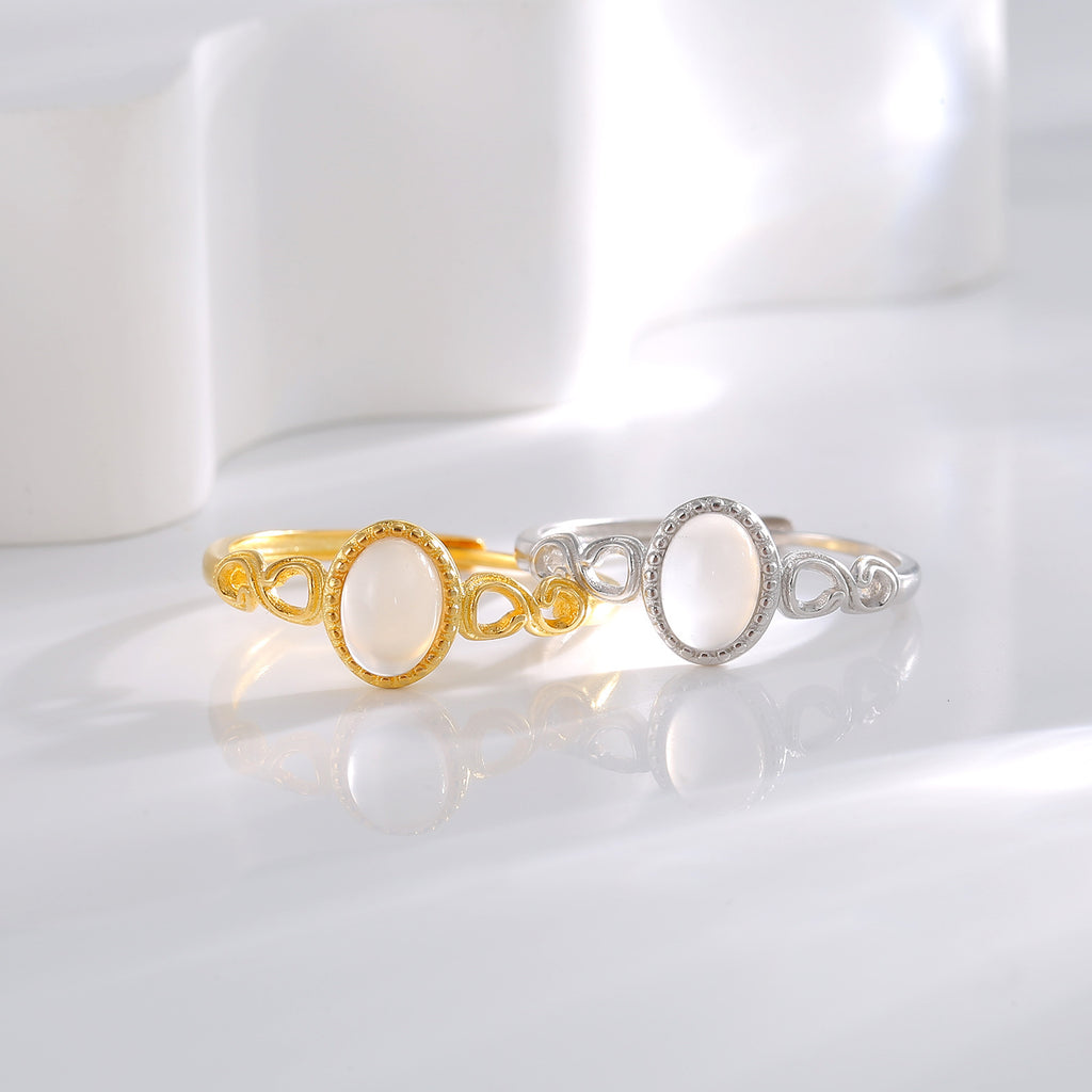 Damen Ring mit feiner Perlenverzierung und eleganten Details Shop Nory