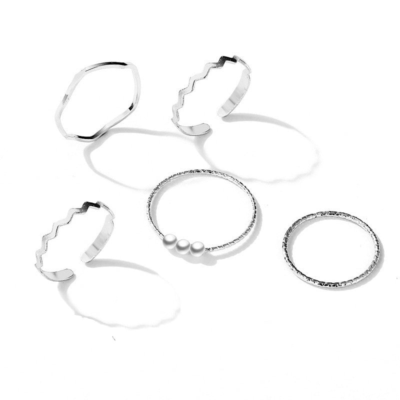 Damen Ring-Set mit einzigartigen Designs und filigranen Details Shop Nory
