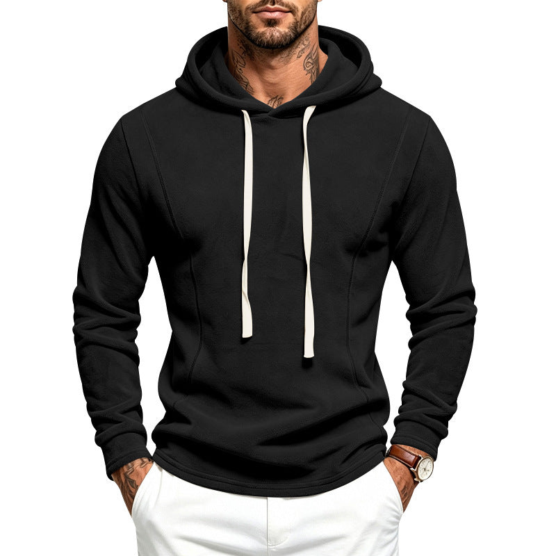 Herren Fleece-Hoodie mit Kapuze und verstellbarem Saum Shop Nory