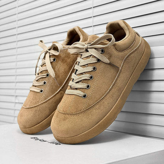 Herren Wildleder Low-Top Freizeit-Sneaker mit gepolstertem Kragen Shop Nory