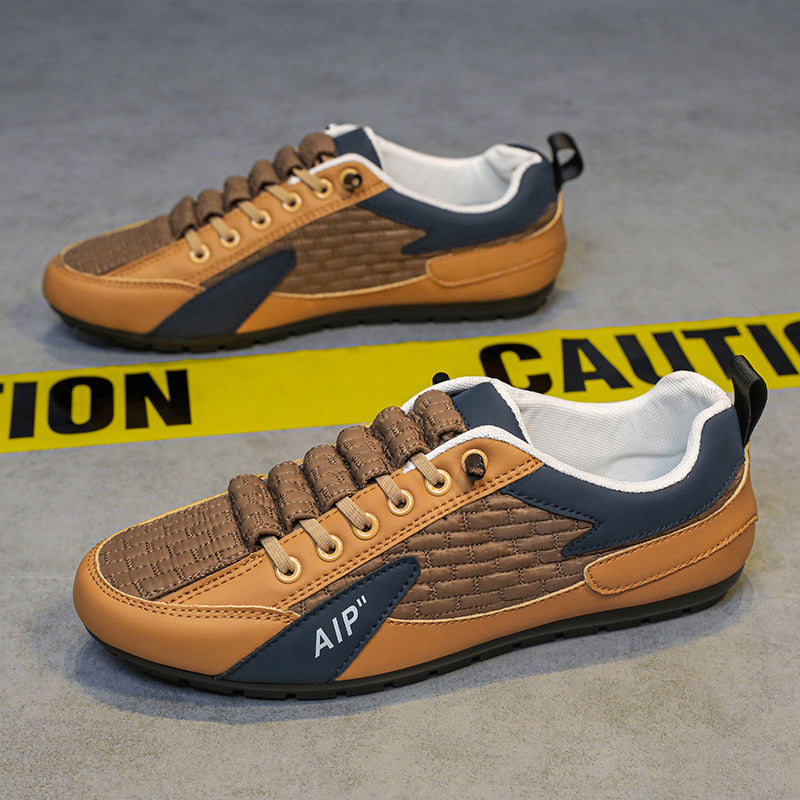 Herren Gewebter Low-Top Sneaker mit leichter Profilsohle und Panel-Details Shop Nory