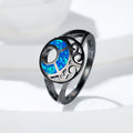 Damen Ring mit kunstvollem Design und schimmerndem Opal-Shop Nory