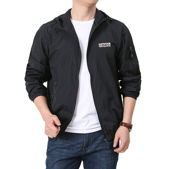 Herren Sportliche und winddichte Outdoor-Jacke Shop Nory