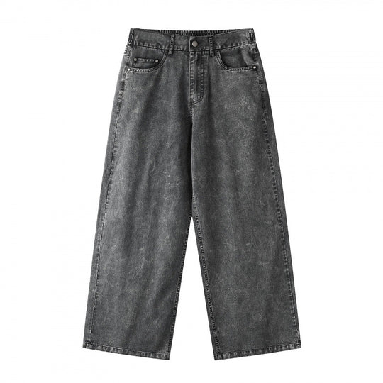 Damen Weite Cropped-Jeanshose Shop Nory