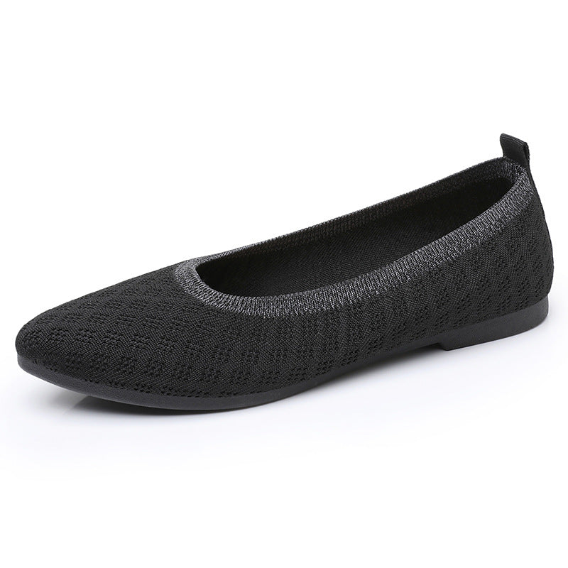 Damen Bequeme Strickschuhe