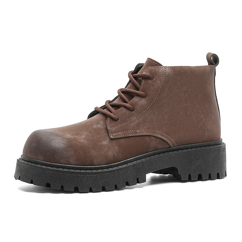 Herren Schnür-Boots im Combat‑Stil mit markanter Profilsohle Shopy Nory