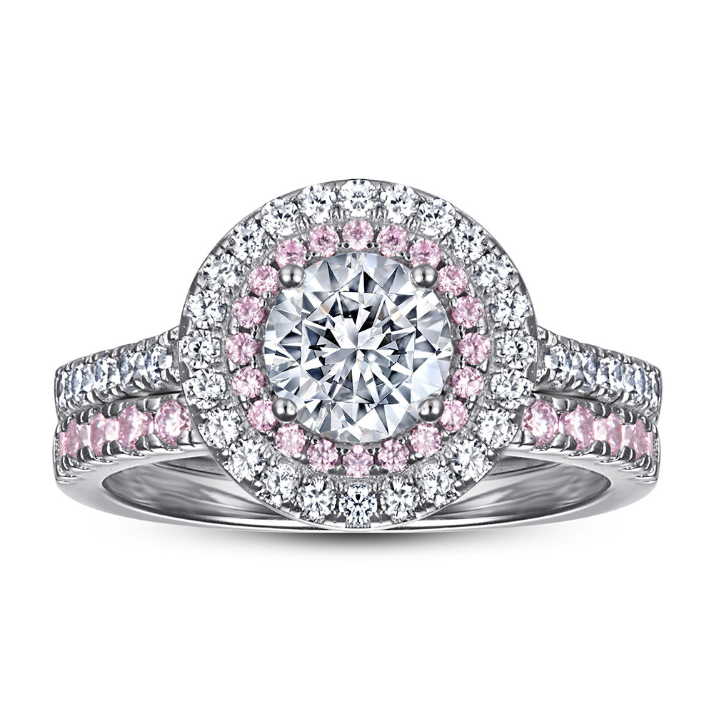 Damenschmuck Ohrringe mit funkelndem Zirkonia-Rahmen und eleganter Detailverarbeitung Shop Nory