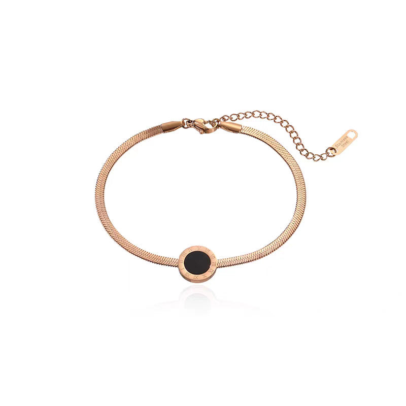 Damen Luxuriöse Vergoldete Minimalistische Link Bracelet Shop Nory