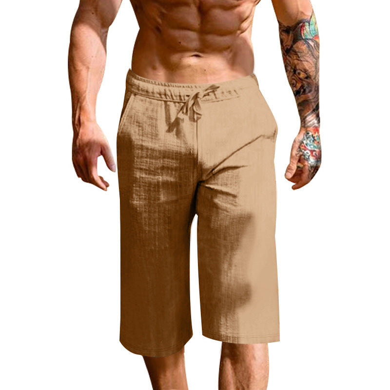 Herren bequeme Sport-Shorts mit elastischem Bund und verstellbarem Kordelzug Shopnory