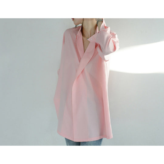 Damen Legere Oversized-Bluse mit modernem Schnitt Shop Nory