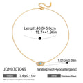 Damen Halskette mit elegantem Auge-Design und hypoallergener Edelstahlverarbeitung Shop Nory