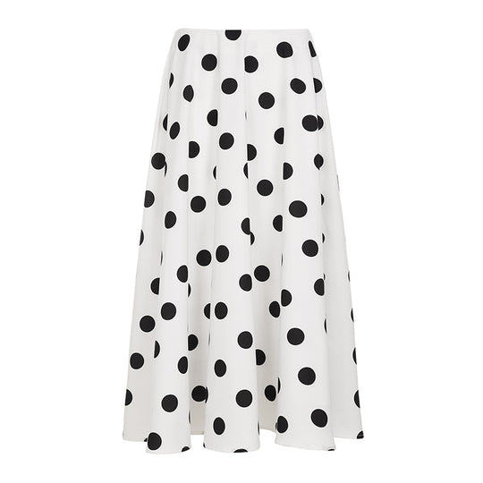 Damen nan ausgestellter Midirock mit zarter Spitzenbund, taillierter Passe und leichtem Leinenfall Shop Nory