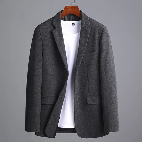 Herren Modernes Wollmix-Sakko im Slim-Fit mit Ein-Knopf und Pattentaschen Shop Nory