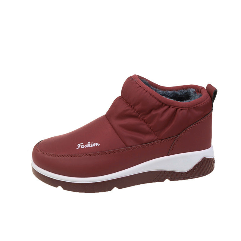 Damen Gepolsterte Slip-On Winter-Booties mit Keilsohle Shop Nory