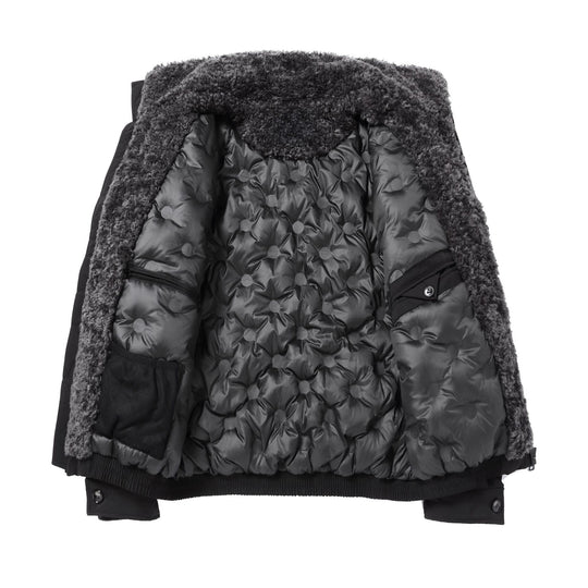 Herren Kurz geschnittene Thermobomberjacke mit hohem Teddykragen Shop Nory