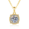 Damen elegante Halskette mit funkelndem Zirkonia-Anhänger Shop Nory