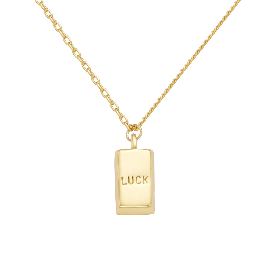 Damen Halskette mit charmantem Glücksanhänger und eleganter Gliederkette Shop Nory