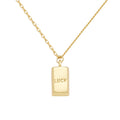 Damen Halskette mit charmantem Glücksanhänger und eleganter Gliederkette Shop Nory