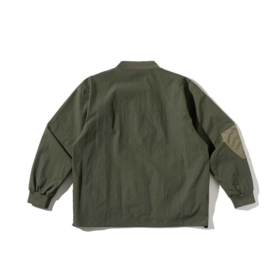 Unisex Technischer Pullover-Anorak mit halbem Reißverschluss und Utility‑Taschen Shop Nory