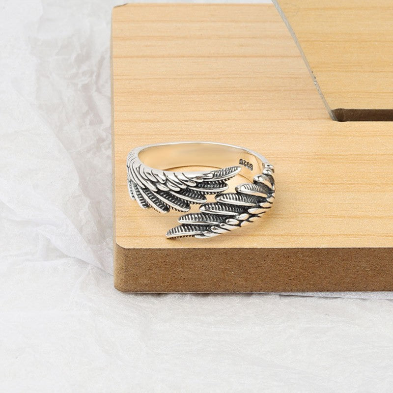Damenring mit filigranem Blattdesign Shop Nory