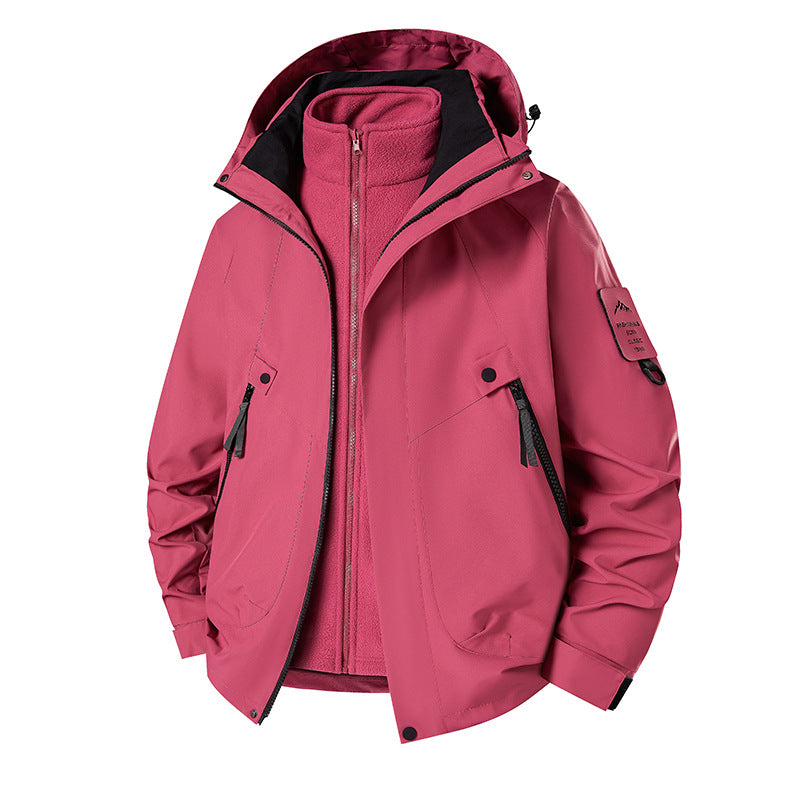 Herren 3‑in‑1 Softshell-Parka mit abnehmbarer Fleece-Innenjacke und technischer Kapuze Shop Nory