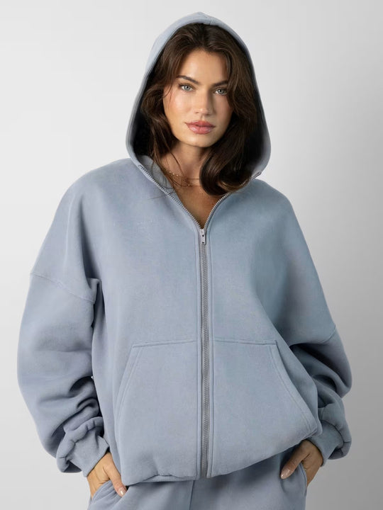 Damen Lässiges Kapuzenpullover und Jogginghose Set Shop Nory