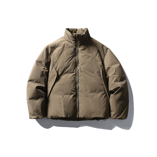 Herren Boxy Thermo-Isolationsjacke mit hohem Stehkragen und minimalistischer Außenhülle Shop Nory