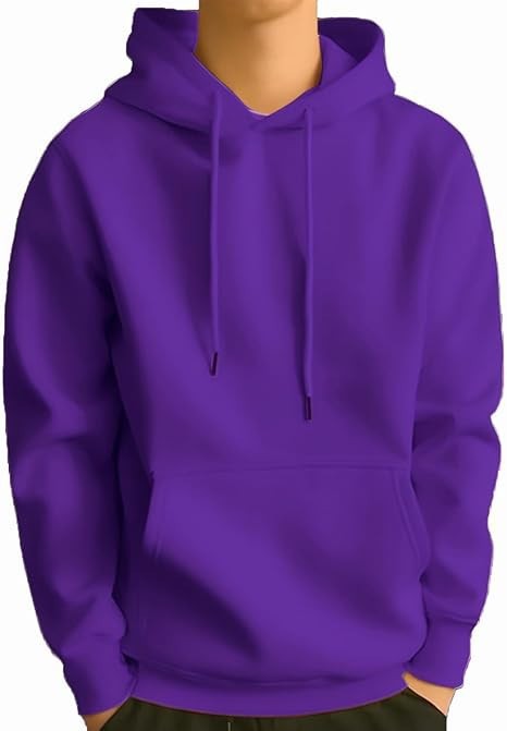 Herren nan lässiger Kapuzenpullover mit Kängurutasche, Tunnelzug und gerippten Bündchen Shop Nory