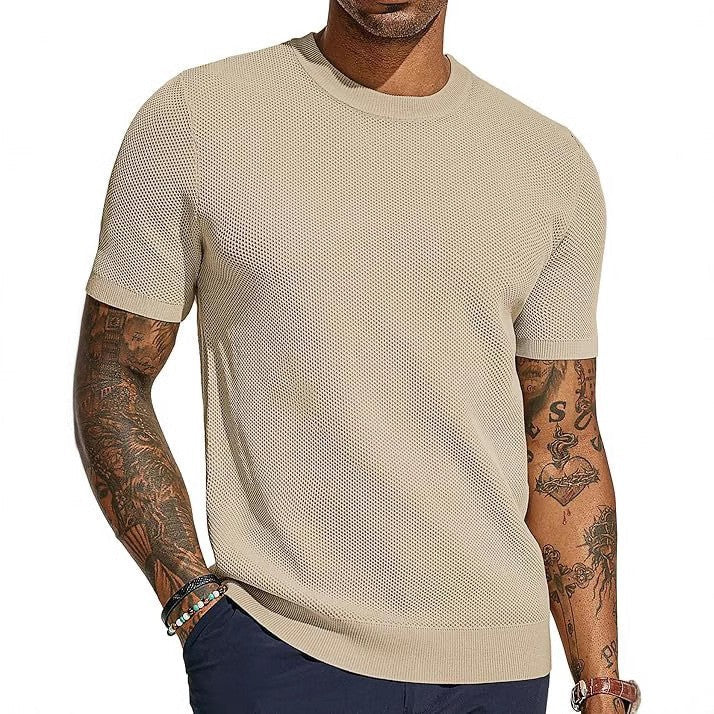 Herren atmungsaktives Netz-T-Shirt