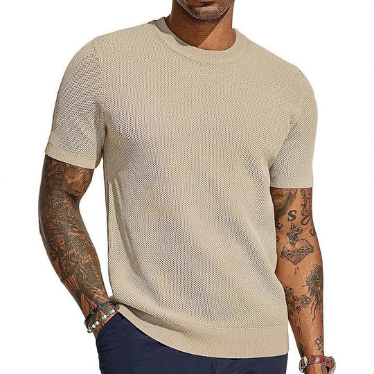 Herren atmungsaktives Netz-T-Shirt