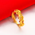 Damen eleganter Ring mit floralen Elementen Shop Nory