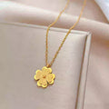 Frauen Blumen Charm Anhänger Halskette Shop Nory