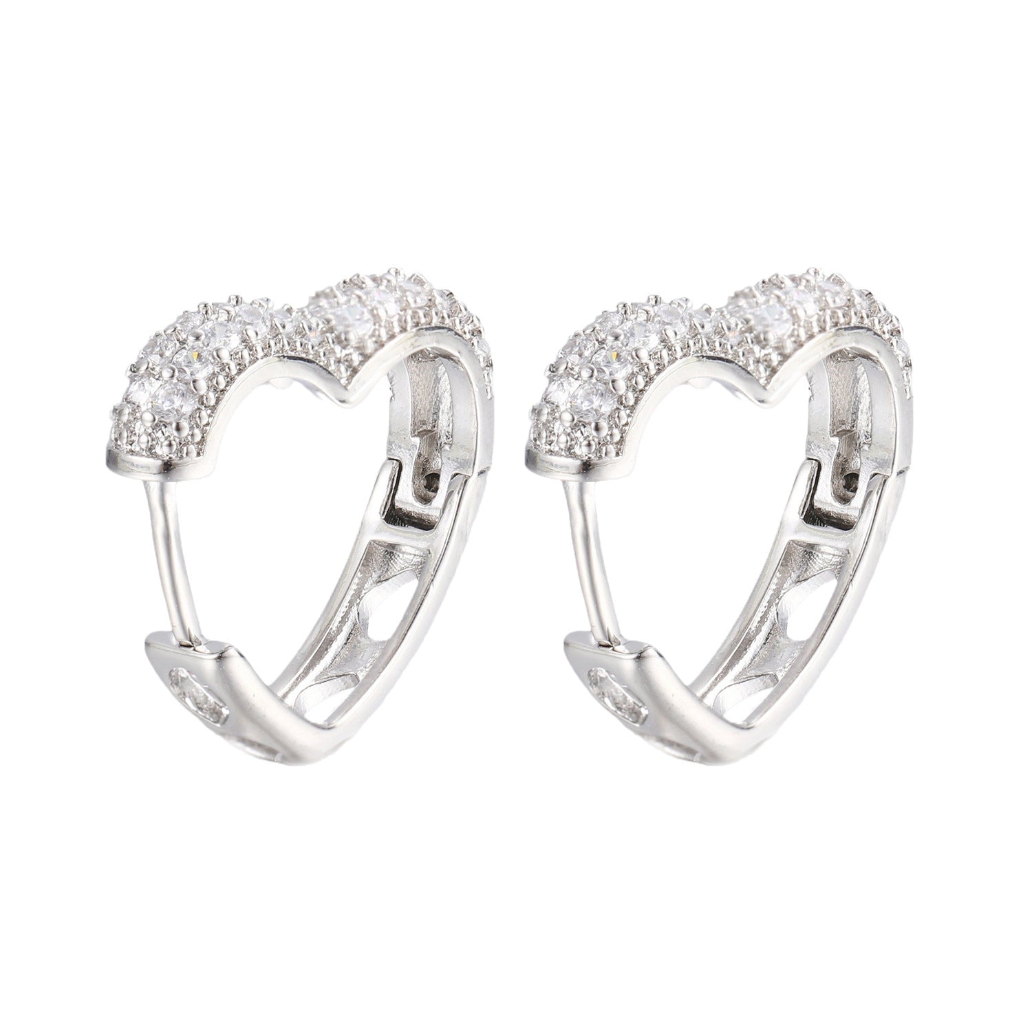 Damen Ohrringe mit funkelnden Zirkonia Shop Nory