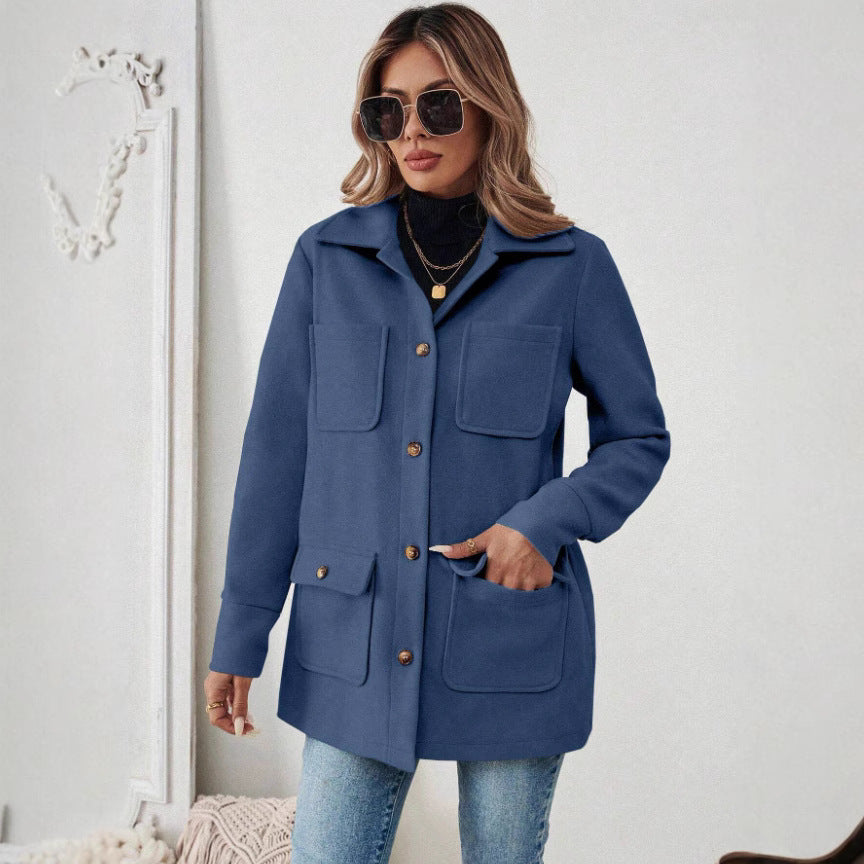 Damen Modische Utility-Jacke